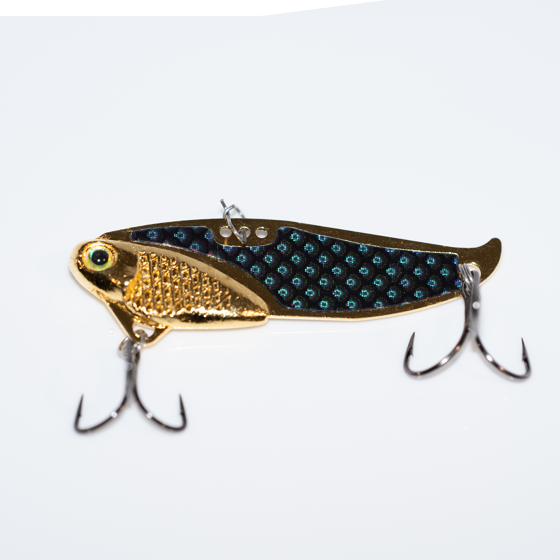 bass blade lures Golden Perch Bait 1/2 oz Premium super sharp hook with split ring V&M The Blade Jig 3/8