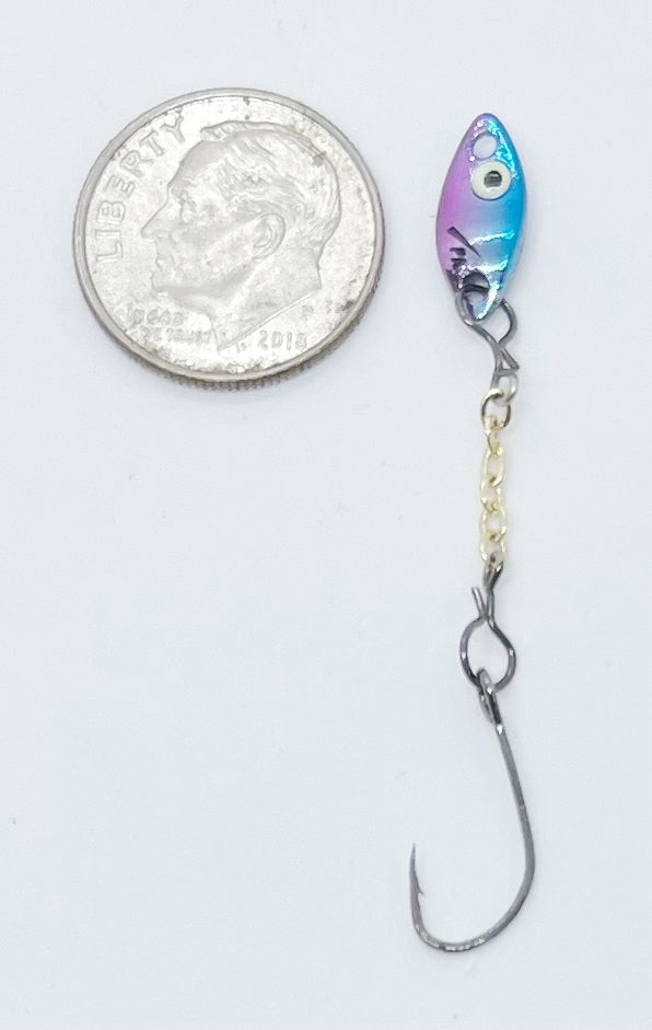 Tungsten 1/32 oz. Metigoshe Rig - PK Predator Flash Fishing Spoon