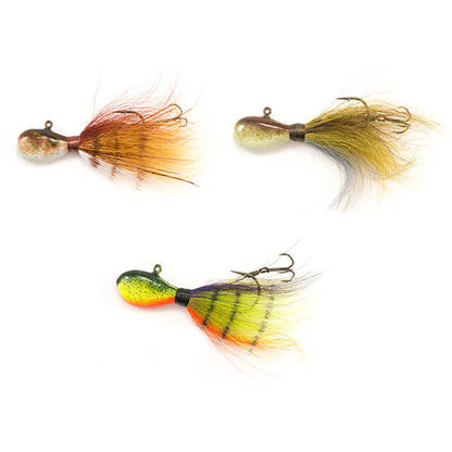 Flat Head Walleye Jigs Glowbie/Sand Pike/i Tiger/Gold Digger